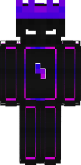 Black And Purple Crown Skin
