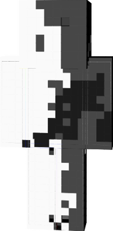 black white