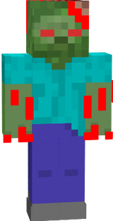 zumbi com sangue nas mãos