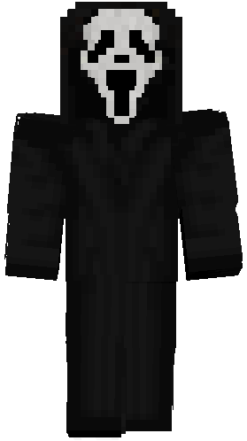 Preview of texture: Ghostface (Scream) villain, ghost face, icon of halloween, woodsboro killer, creepy, scary, horror