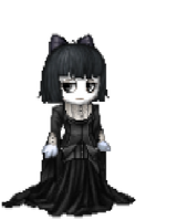 Creepy Susie Goth Gothic Pixel Art The Oblongs