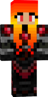 red eyed fire girl