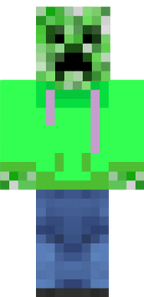 Full Minecraft Creeper Skin