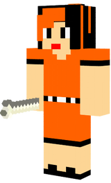 Orange and Black Outfit