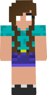 RobynF Custom Skin 4 : Herobrine Girl *fixed*