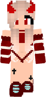 Chica con ojos rojos