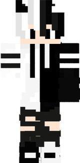 black or white