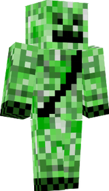 Creeper with nyan face