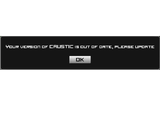 Your version of Caustic is out of date, please update