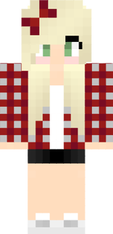 Plaid Shirt Girl Cutie
