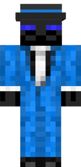blue suit enderman