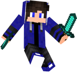 Skin blue boy