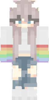 Steve Flower girl for minecraft