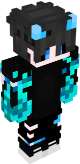 Blue Fire Demon