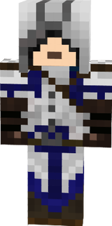 assasin white and blue