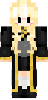 Girl in a Hoodie Chibi HUFFLEPUFF ToNo72