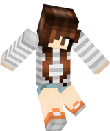 JazFire_ cute brown hair girl (shaded)