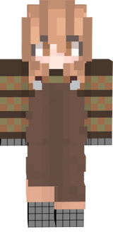 overall fall girl