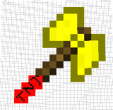 battle axe do creeper inverso