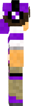 purple white stripey