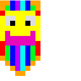 the epic cheese rainbow cape