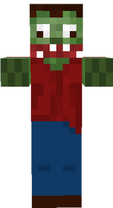 Zombie Red Minecraft