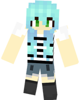 Blue Haired cute girl