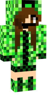 skin de creeper mujer