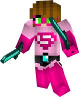 Pink superhero girl