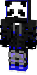 oso panda gamer azul
