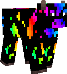 Preview of texture: Rainbow cow