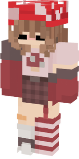 mushroom girl flat