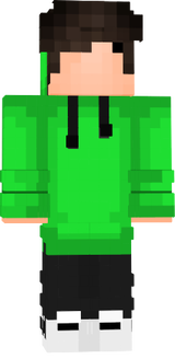 green hoodie boy - face