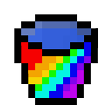 rainbow water bucket