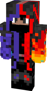 purple and red mc skin