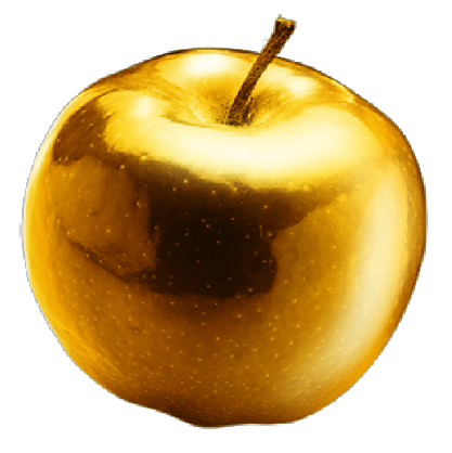 Preview of texture: realistic golden apple