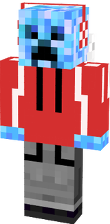 crepeer azul e vermelho
