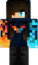 Girl fire and ice
