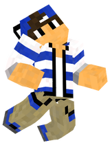 blue white stripey