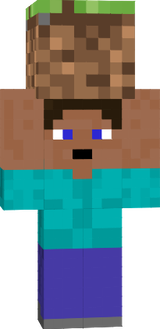 steve qui porte de la terre