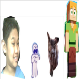 humans vs cartoon vs animals vs minecraft adam vs rabbert vs dottie vs alex