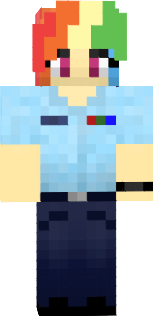 Rainbow Dash in Corps Blues Civil Air Patrol Uniform