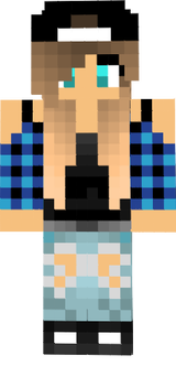 kék girl