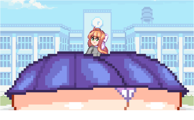 FNF BF MONIKA DDLC PIXEL ART - image Texture - NovaSkin