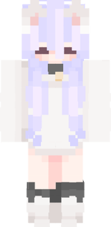 cat Minecraft purple 