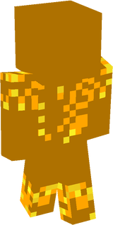 Fake Flaming Gold Skin