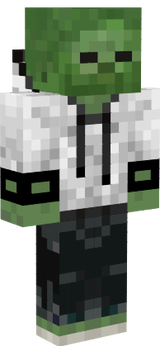 zombie with sword on the back