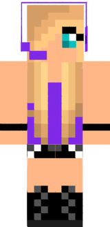 Purple phyco girl