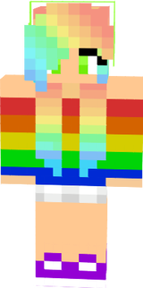 rainbow girl