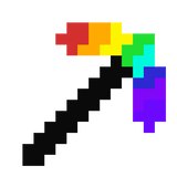 diamond rainbow pickaxe